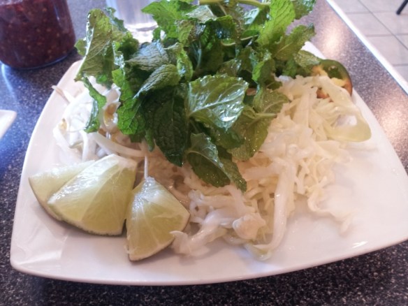 Garnishes at Golden Bowl, Broomfield